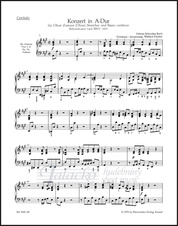 Concerto for Oboe d'amore (Oboe), Strings and Basso continuo in A major - Harpsichord, Basso continu